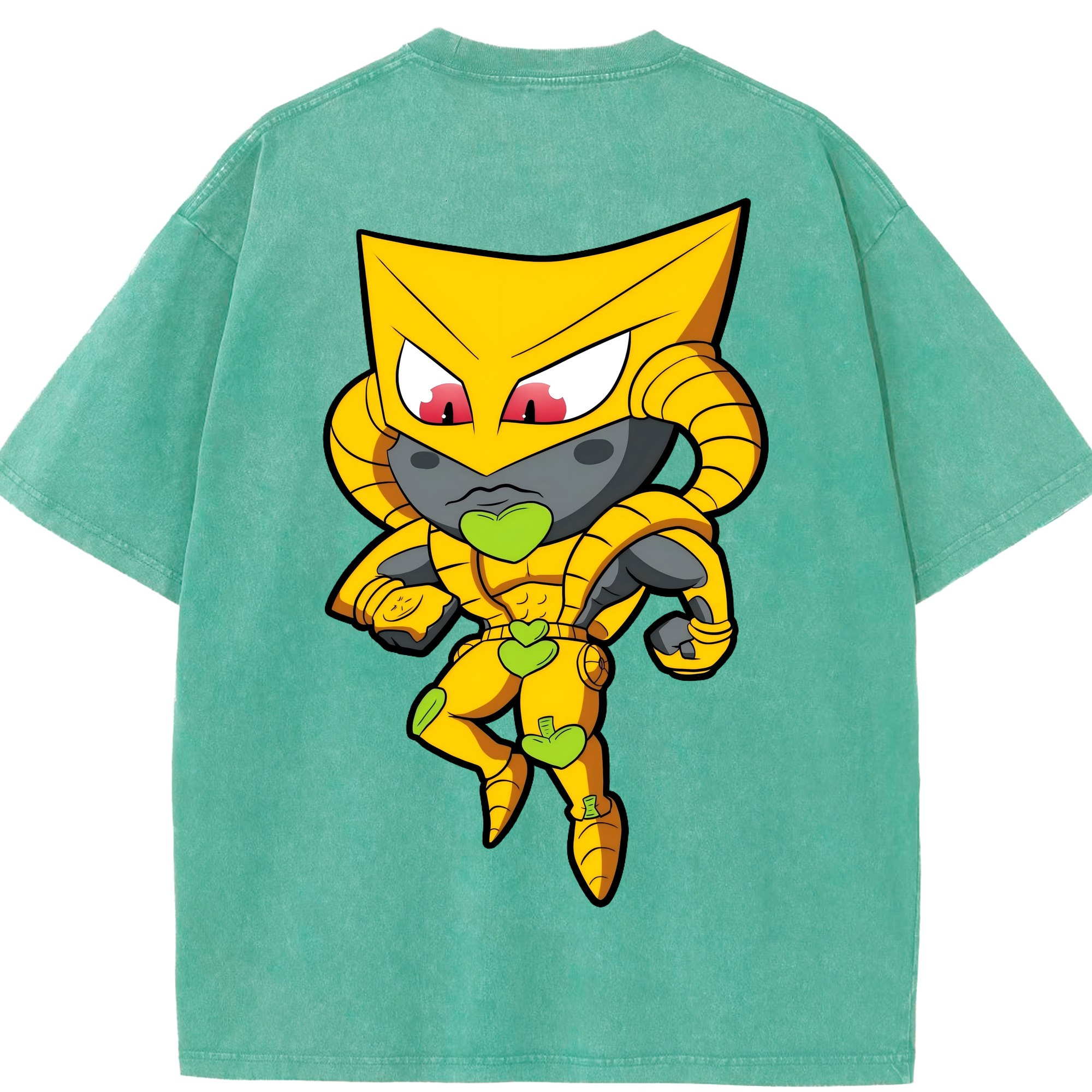 （画像用） ジョジョの奇妙な冒険 ディオ?ブランドー JoJo's Bizarre Adventure Dio Brando 綿100% ヴィンテージ風 半袖Tシャツ（背面プリント）